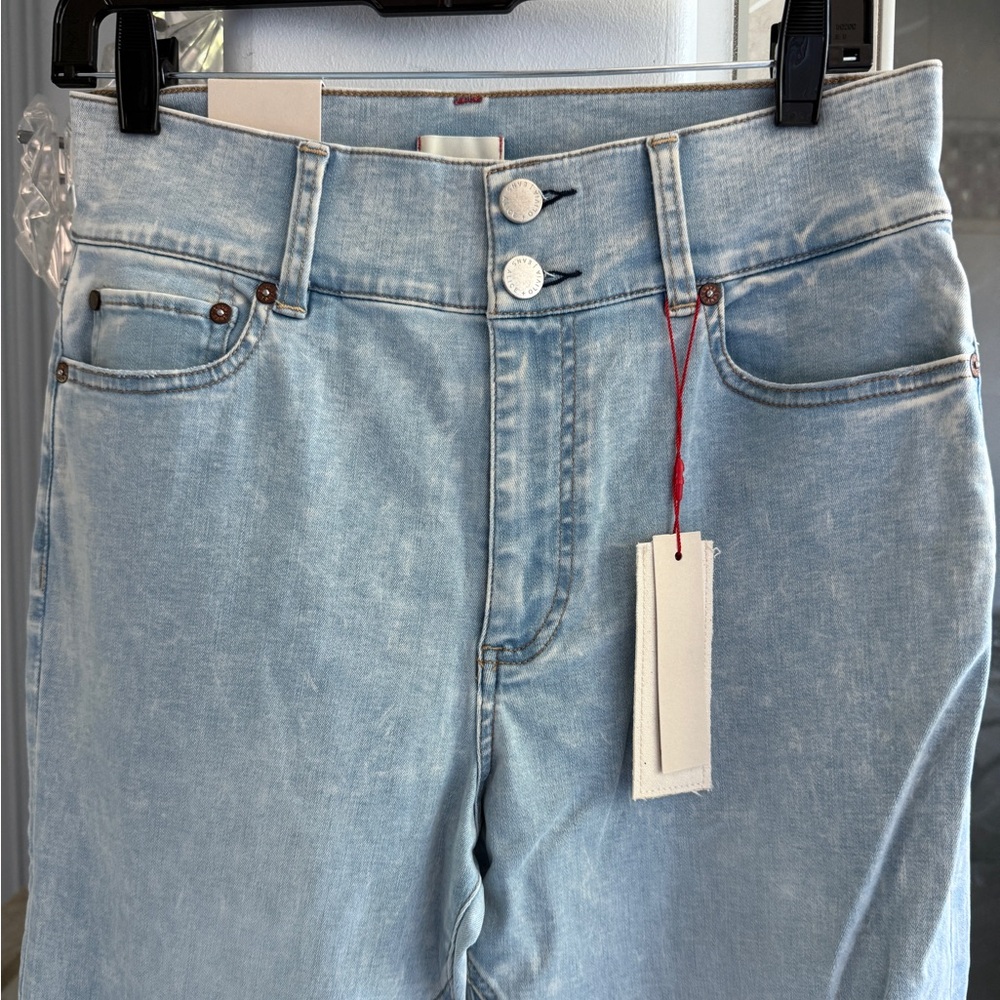 Alice + Olivia Beautiful Seamed Wide-leg Jeans - Picture 10 of 17